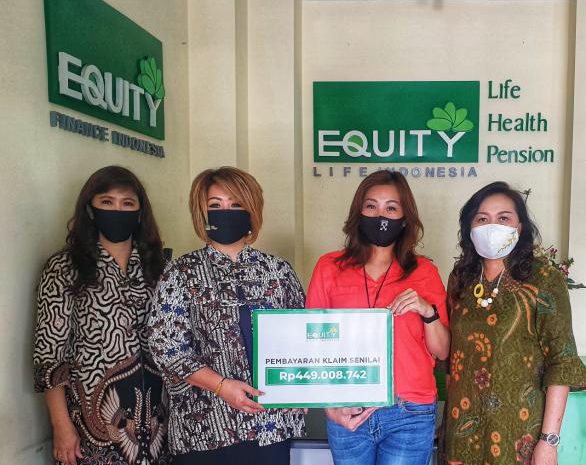  Penuhi Komitmen Kepada Nasabah, Equity Life Indonesia Bayarkan Klaim