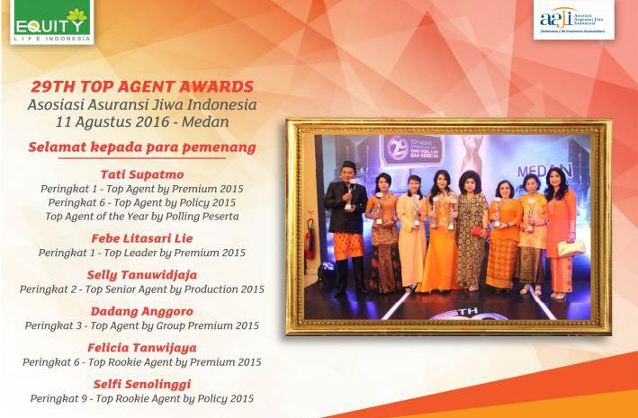  Equity Life Indonesia Borong 8 Piala Pada Ajang Top Agent Award ke-29!