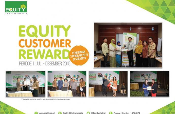  Equity Life Indonesia Hadiahkan 2 Unit Motor Honda Spacy Pada Customer Reward Periode Pertama