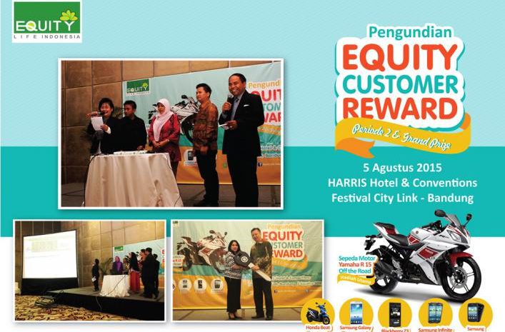  Equity Life Indonesia Hadiahkan Yamaha R 15 Off The Road kepada Pemenang Customer Reward 2015