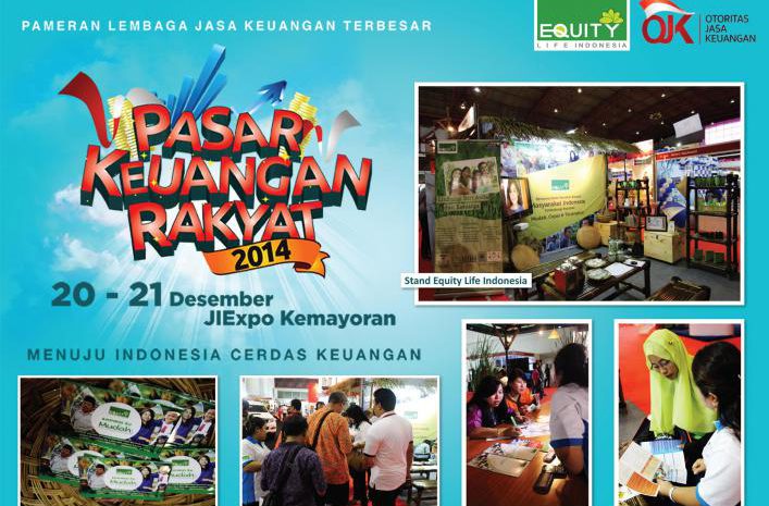  Equity Life Berikan Edukasi Kepada Masyarakat di Pasar Keuangan Rakyat 2014